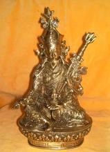 蓮花生大師像 鐵雕藝術(shù)中的神圣光輝